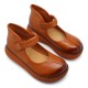 SOCOFY Soft Flat Leather Loafers SOCOFY Soft Flat Leather Loafers