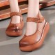 SOCOFY Soft Flat Leather Loafers SOCOFY Soft Flat Leather Loafers