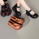 SOCOFY Soft Flat Leather Loafers SOCOFY Soft Flat Leather Loafers