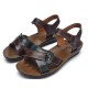 Women Leather Casual Comfy Flat Sandals Women Leather Casual Comfy Flat Sandals