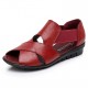 Women Genuine Leather Casual Flat Sandals Women Genuine Leather Casual Flat Sandals