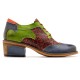 SOCOFY Handmade Stitching Lace Up Genuine Leather Flats Shoes SOCOFY Handmade Stitching Lace Up Genuine Leather Flats Shoes
