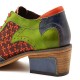 SOCOFY Handmade Stitching Lace Up Genuine Leather Flats Shoes SOCOFY Handmade Stitching Lace Up Genuine Leather Flats Shoes