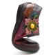 SOCOFY Pattern Leather Casual Flats SOCOFY Pattern Leather Casual Flats