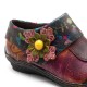 SOCOFY Pattern Leather Casual Flats SOCOFY Pattern Leather Casual Flats