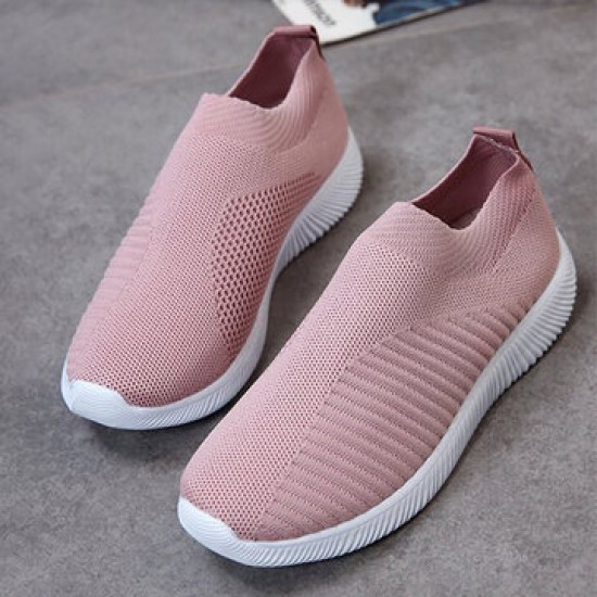 Large Size Women Mesh Outdoor Slip On Sneakers Large Size Women Mesh Outdoor Slip On Sneakers