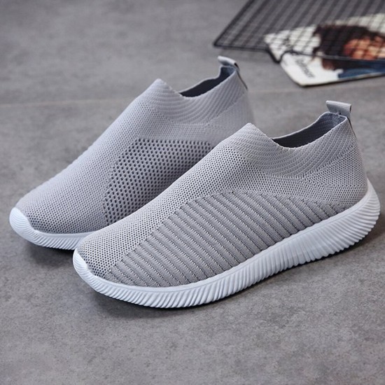 Large Size Women Mesh Outdoor Slip On Sneakers Large Size Women Mesh Outdoor Slip On Sneakers