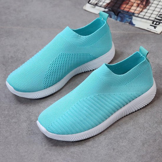 Large Size Women Mesh Outdoor Slip On Sneakers Large Size Women Mesh Outdoor Slip On Sneakers