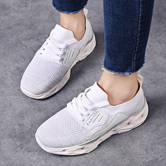 Women Casual Lightweight Mesh Elastic Band Sneakers Women Casual Lightweight Mesh Elastic Band Sneakers