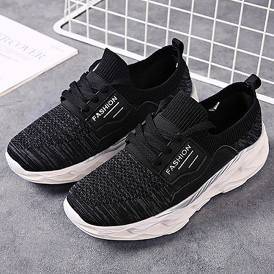 Women Casual Lightweight Mesh Elastic Band Sneakers Women Casual Lightweight Mesh Elastic Band Sneakers