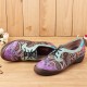 Vintage Large Size Women Stitching Casual Leather Flats Vintage Large Size Women Stitching Casual Leather Flats