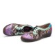 Vintage Large Size Women Stitching Casual Leather Flats Vintage Large Size Women Stitching Casual Leather Flats
