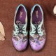 Vintage Large Size Women Stitching Casual Leather Flats Vintage Large Size Women Stitching Casual Leather Flats