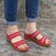 LOSTISY Handmade Stitching Hollow Casual Comfy Sandals LOSTISY Handmade Stitching Hollow Casual Comfy Sandals