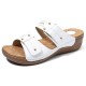LOSTISY Large Size Casual Hook Loop Wedge Sandals LOSTISY Large Size Casual Hook Loop Wedge Sandals
