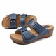 LOSTISY Large Size Casual Hook Loop Wedge Sandals LOSTISY Large Size Casual Hook Loop Wedge Sandals