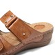 LOSTISY Large Size Casual Hook Loop Wedge Sandals LOSTISY Large Size Casual Hook Loop Wedge Sandals