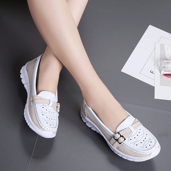 Women Walking Holow Slip Resistant Casual Slip On Flats Women Walking Holow Slip Resistant Casual Slip On Flats