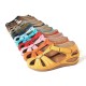 LOSTISY Women Wedges Shoes Splicing Casual Comfy Sandals LOSTISY Women Wedges Shoes Splicing Casual Comfy Sandals