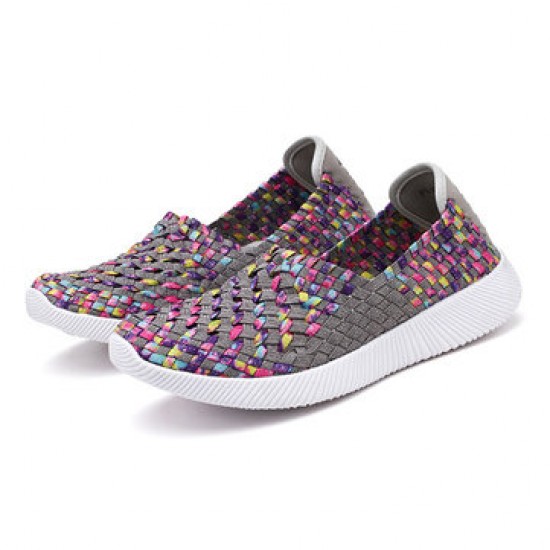 Hand Woven Breathable Summer Flats Casual Shoes Hand Woven Breathable Summer Flats Casual Shoes