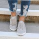 Large Size Women Elastic Band Casual Canvas Flats Large Size Women Elastic Band Casual Canvas Flats