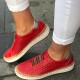 Large Size Women Comfortable Hollow Out Splicing Flat Loafers Large Size Women Comfortable Hollow Out Splicing Flat Loafers