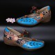 Socofy Women Retro Print Patchwork Pumps Socofy Women Retro Print Patchwork Pumps