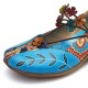 Socofy Women Retro Print Patchwork Pumps Socofy Women Retro Print Patchwork Pumps