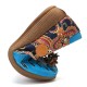 Socofy Women Retro Print Patchwork Pumps Socofy Women Retro Print Patchwork Pumps