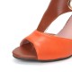 Women Plus Size Color Splicing Peep Toe Casual Summer Heeled Sandals Women Plus Size Color Splicing Peep Toe Casual Summer Heeled Sandals