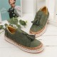 Large Size Women Casual Hollow Out Fringe Loafers Large Size Women Casual Hollow Out Fringe Loafers