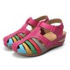 LOSTISY Women Lightweight Hollow Out Soft Sole Sandals LOSTISY Women Lightweight Hollow Out Soft Sole Sandals