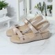 Casual Compy Solid color Hook Loop Sandals Casual Compy Solid color Hook Loop Sandals