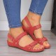 Casual Compy Solid color Hook Loop Sandals Casual Compy Solid color Hook Loop Sandals