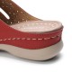 LOSTISY Women Opened Toe Buckle Beach Wedges Casual Slide Sandals LOSTISY Women Opened Toe Buckle Beach Wedges Casual Slide Sandals