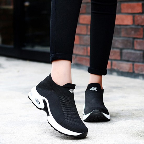 Women Light Mesh Walking Casual Comfy Slip On Sneakers Women Light Mesh Walking Casual Comfy Slip On Sneakers