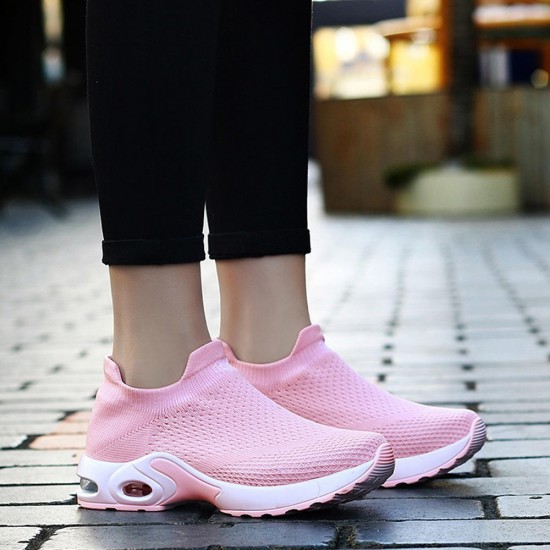 Women Light Mesh Walking Casual Comfy Slip On Sneakers Women Light Mesh Walking Casual Comfy Slip On Sneakers