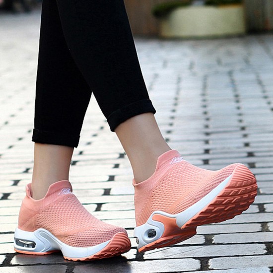 Women Light Mesh Walking Casual Comfy Slip On Sneakers Women Light Mesh Walking Casual Comfy Slip On Sneakers