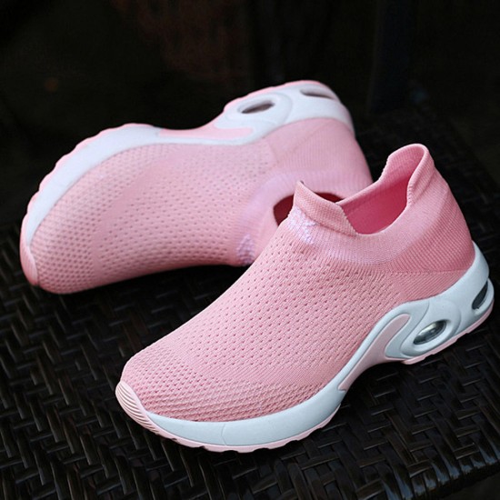 Women Light Mesh Walking Casual Comfy Slip On Sneakers Women Light Mesh Walking Casual Comfy Slip On Sneakers