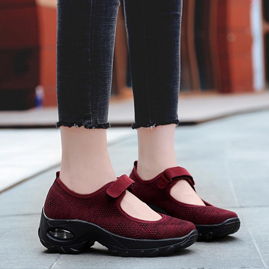 Women Casual Mesh Hollow Out Platform Sneaker Women Casual Mesh Hollow Out Platform Sneaker