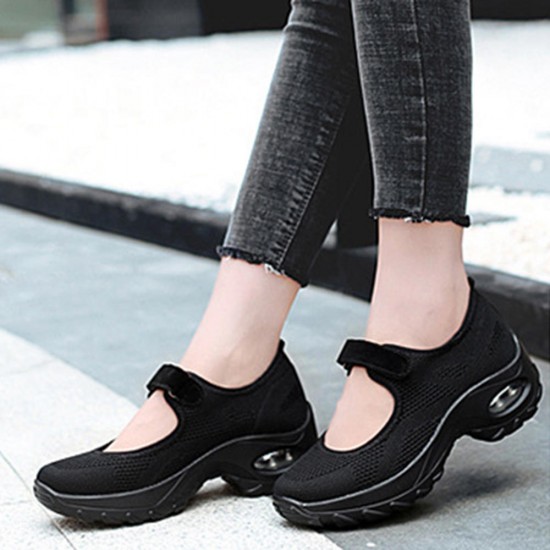 Women Casual Mesh Hollow Out Platform Sneaker Women Casual Mesh Hollow Out Platform Sneaker