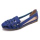 Women Hollow Out Pattern Closed Toe Slip On Sandals Women Hollow Out Pattern Closed Toe Slip On Sandals