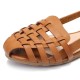 Women Hollow Out Pattern Closed Toe Slip On Sandals Women Hollow Out Pattern Closed Toe Slip On Sandals