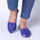 Women Hollow Out Pattern Closed Toe Slip On Sandals Women Hollow Out Pattern Closed Toe Slip On Sandals