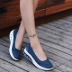 Women Mesh Splicing Sport Casual Lace Up Platform Sneakers Women Mesh Splicing Sport Casual Lace Up Platform Sneakers