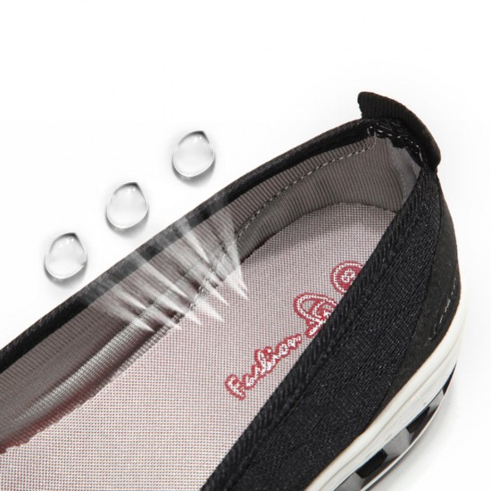 Women Mesh Splicing Sport Casual Lace Up Platform Sneakers Women Mesh Splicing Sport Casual Lace Up Platform Sneakers