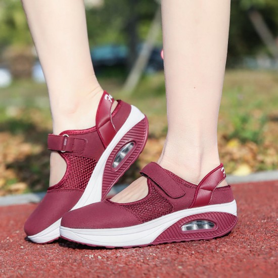 Women Splicing Lightweight Platform Casual Sneakers Women Splicing Lightweight Platform Casual Sneakers
