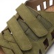 Lostisy Large Size Women Cross Belt Breathable Pure Color Sandals Lostisy Large Size Women Cross Belt Breathable Pure Color Sandals