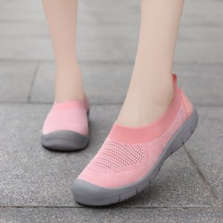 Women Casual Mesh Woven Breathable Sneakers