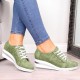 Large Size Women Casual Solid Color Round Toe Lace Up Wedges Loafers Large Size Women Casual Solid Color Round Toe Lace Up Wedges Loafers